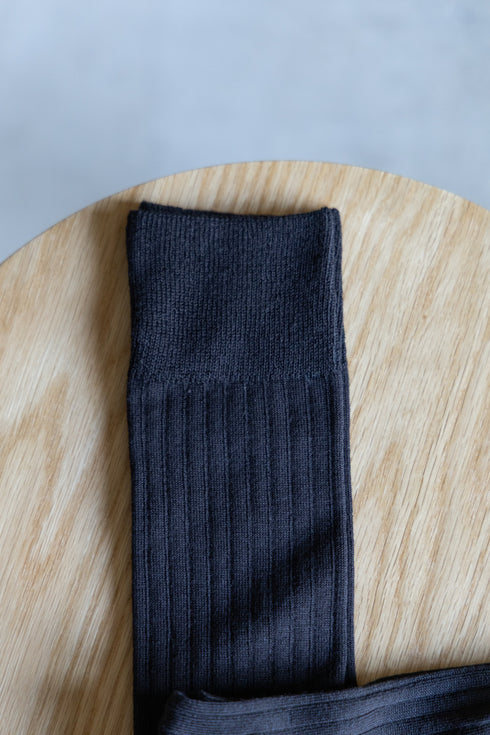 【VIBSOX】"消臭・防臭・抗菌ドレスリブパイルソックス"