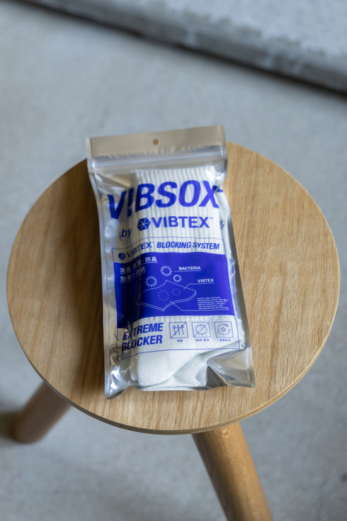 【VIBSOX】"消臭・防臭・抗菌リブソックス"