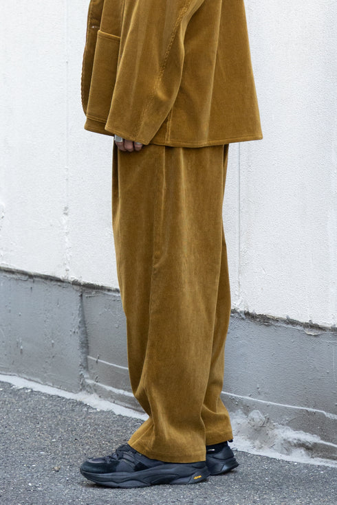 【YOKO SAKAMOTO】"DOUBLE PLEATED WIDE EASY PANTS"