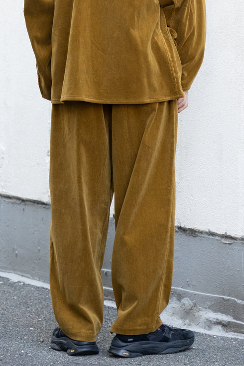 【YOKO SAKAMOTO】"DOUBLE PLEATED WIDE EASY PANTS"
