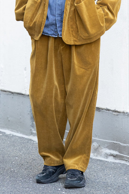 【YOKO SAKAMOTO】"DOUBLE PLEATED WIDE EASY PANTS"