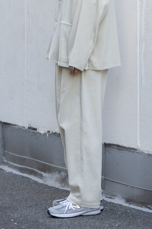 【YOKO SAKAMOTO】"DOUBLE PLEATED WIDE EASY PANTS"