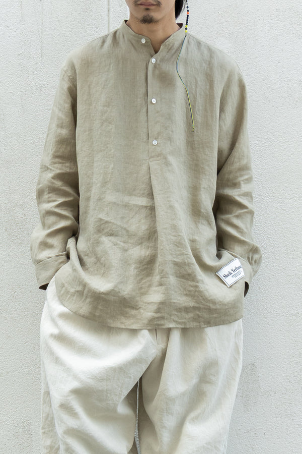 【SHEIK YERBOUTI】"大麻バンドカラーシャツ"