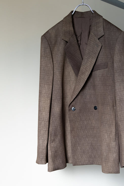 【ETHOSENS】"Uneven dye jacket"