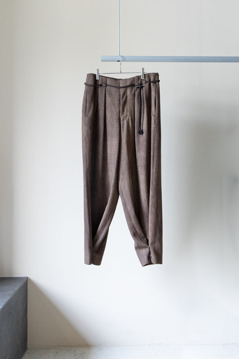 【ETHOSENS】"Uneven dye slacks"