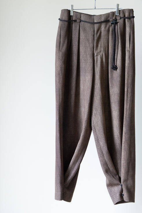 【ETHOSENS】"Uneven dye slacks"