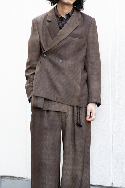 【ETHOSENS】"Uneven dye jacket"