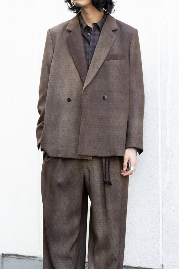【ETHOSENS】"Uneven dye jacket"