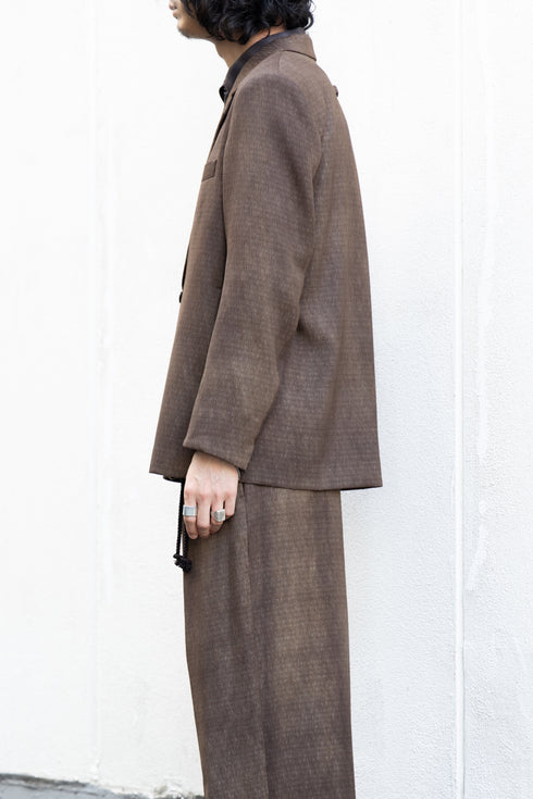 【ETHOSENS】"Uneven dye jacket"