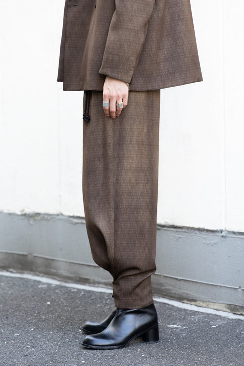 【ETHOSENS】"Uneven dye slacks"