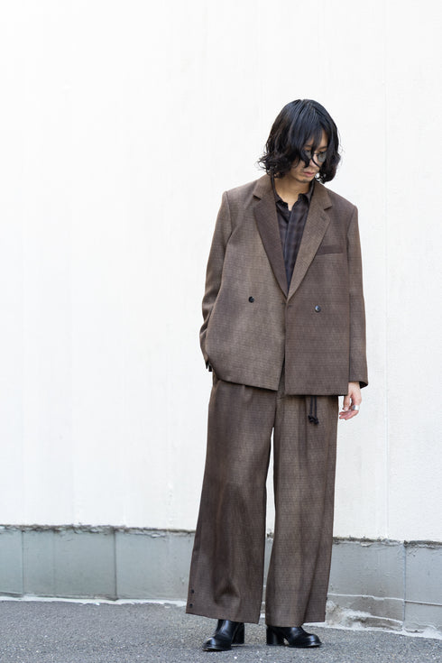 【ETHOSENS】"Uneven dye jacket"