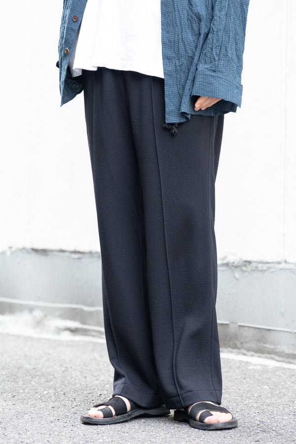 別注【ETHOSENS】"Super 140's wool sweatpants"