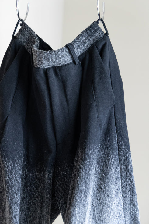 【Licht Bestreben】"Needle-Punched Thin Flap Baggy Pants"