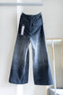 【Licht Bestreben】"Needle-Punched Thin Flap Baggy Pants"