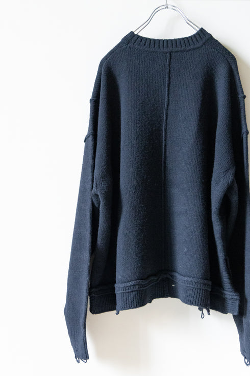 【Licht Bestreben】"Dog Intarsia Sweater"