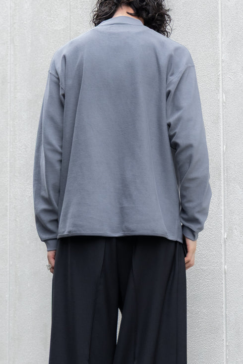 【CURLY&Co.】"FINE COTTON PILE MOCKNECK PULLOVER"