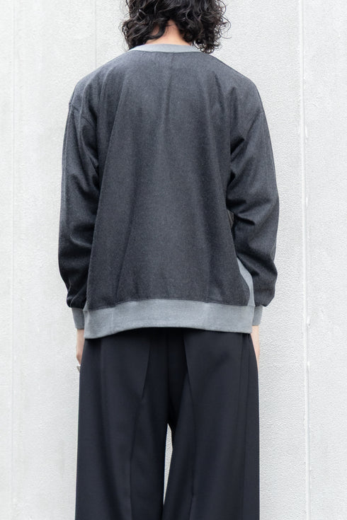 【nuterm】"Nickerson Mockneck Sweat Shirt"