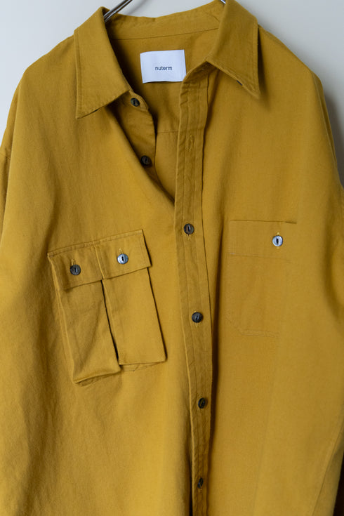 【nuterm】"Triple Poket Shirt"