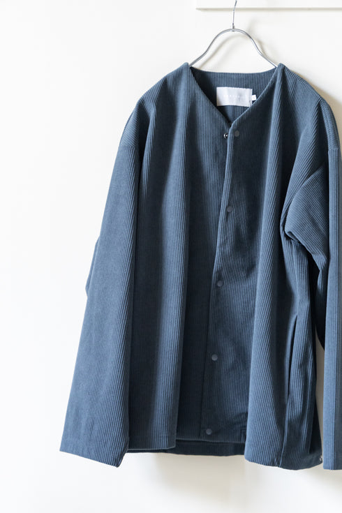 【CURLY&Co.】"TRICOT CORDUROY SNAP BUTTON CARDIE"
