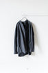 【YOKO SAKAMOTO】"NATURAL GARMENT DYE BAND COLLAR SHIRT"(蓬 × 墨)