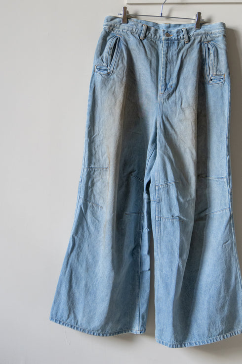 【LQUARTET】"MONOLITH INDIGO BAGGY"