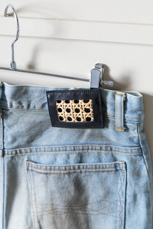 【LQUARTET】"MONOLITH INDIGO BAGGY"