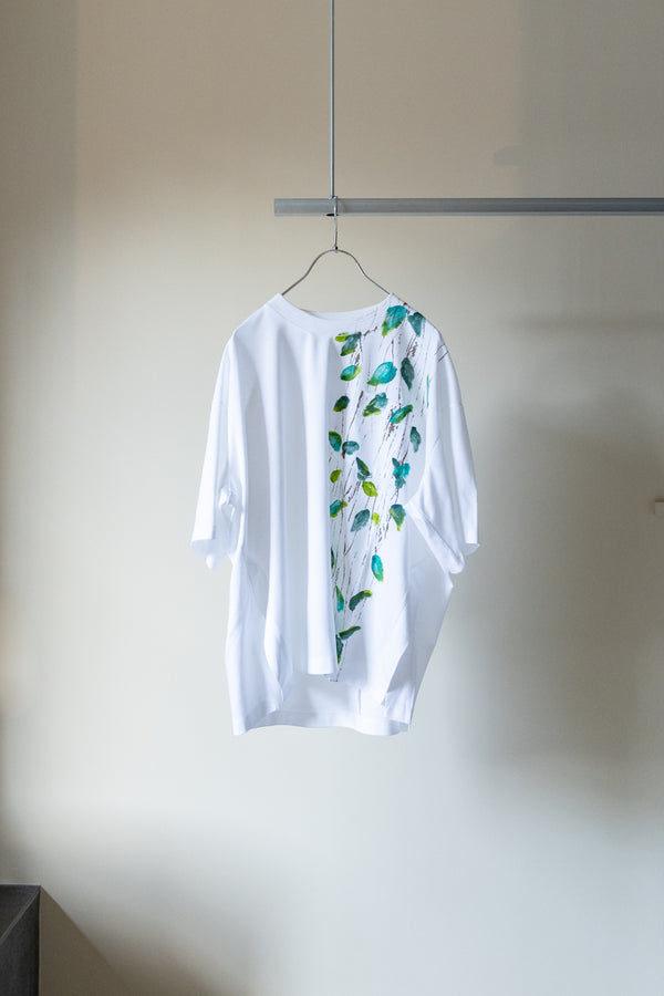 【Licht Bestreben】"ハンドペイントクルーネックティー"