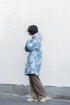 【KUON】"Paint-Splattered Denim Patchwork Noragi"