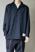【SHEIK YERBOUTI】"SILK WOOL OPEN COLLAR SHIRT"