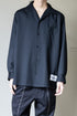 【SHEIK YERBOUTI】"SILK WOOL OPEN COLLAR SHIRT"