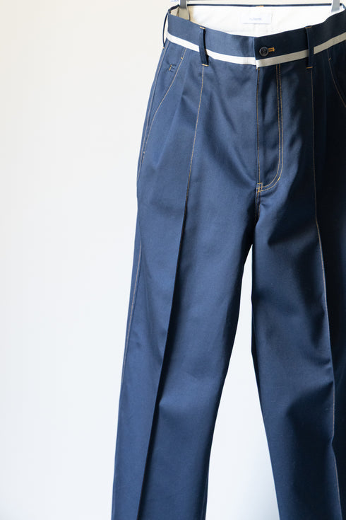 【nuterm】"カラーステッチトラウザーズ"