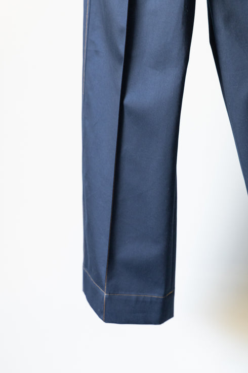 【nuterm】"カラーステッチトラウザーズ"