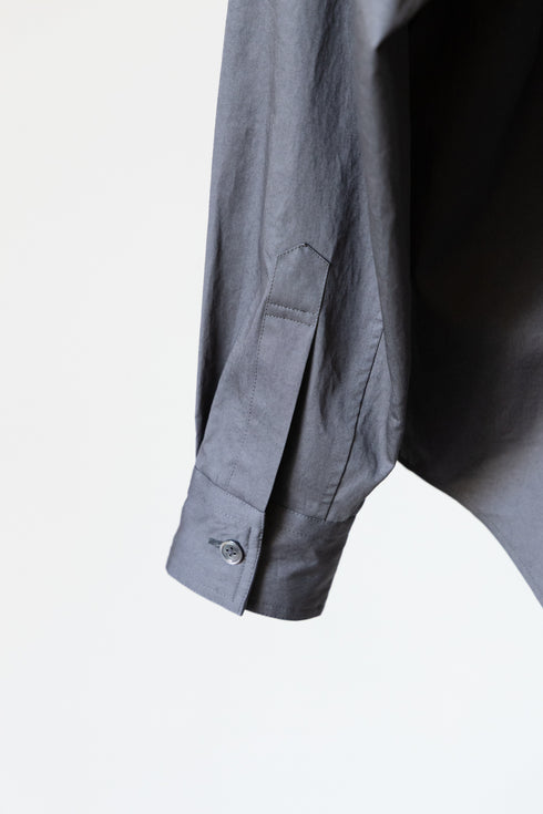 【nuterm】"Salt Shrinking Wrap P/O Shirts"