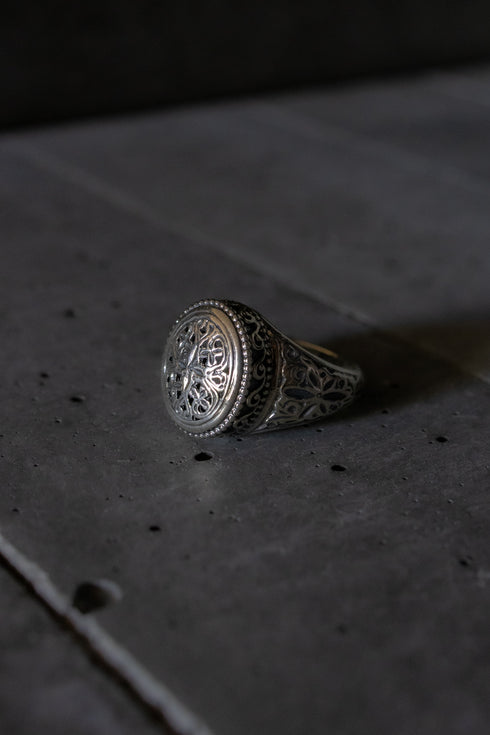 【GEROCHRISTO】"Garden Shadows Circle Ring"