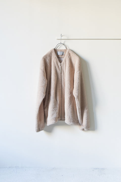 【CURLY&Co.】"TEDDY JERSEY ZIP-UP CARDIE"