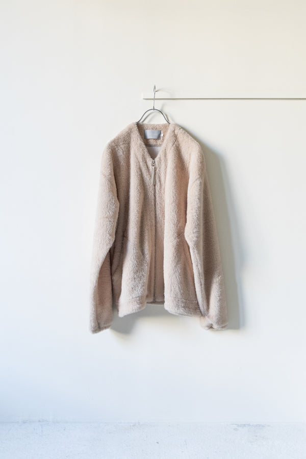【CURLY&Co.】"TEDDY JERSEY ZIP-UP CARDIE"