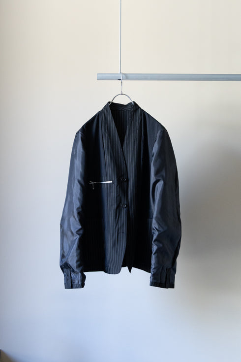 【KUON】"リバーシブル着物襟ーブレザー"