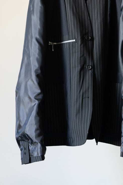 【KUON】"リバーシブル着物襟ーブレザー"