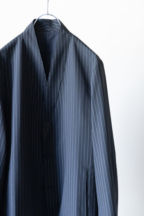 【KUON】"リバーシブル着物襟ーブレザー"