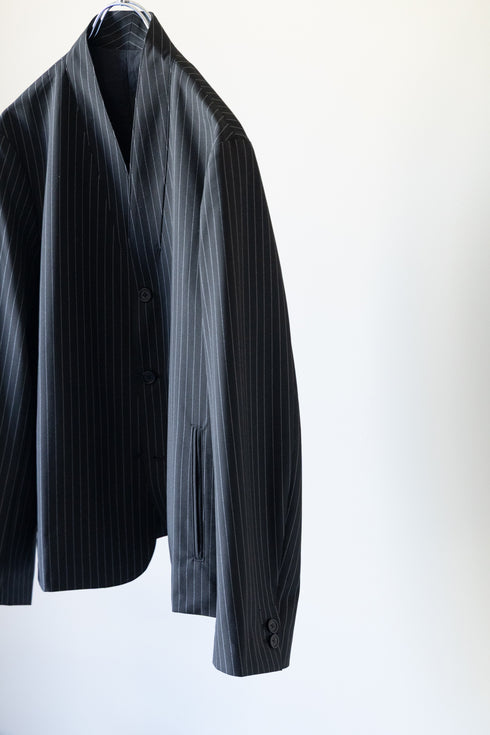 【KUON】"リバーシブル着物襟ーブレザー"