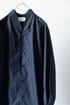 【KUON】"Cotton Poplin Kimono Collar Shirt"