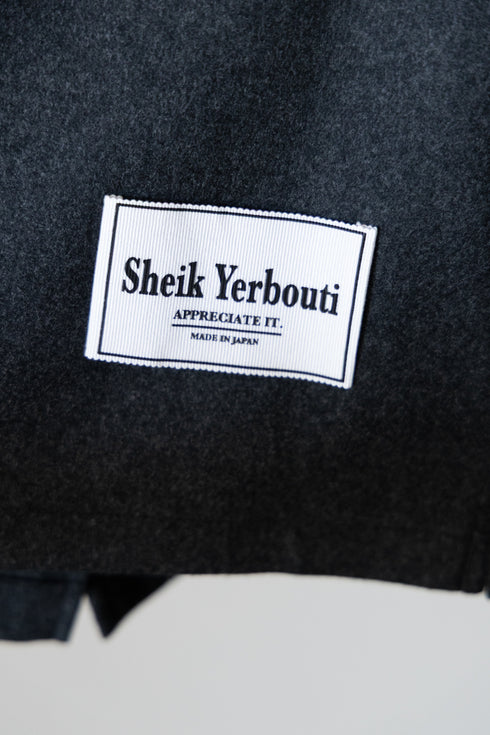 【SHEIK YERBOUTI】"SUPER120'S WOOL FRANNEL SKIPPER SHIRT"