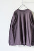 【LQUARTET】"KYOTO SUMI-DYED LONG SLEEVE"
