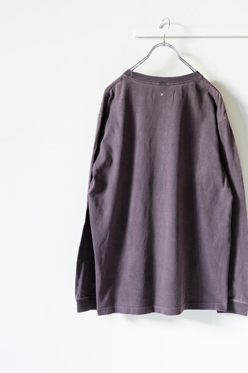 【LQUARTET】"KYOTO SUMI-DYED LONG SLEEVE"