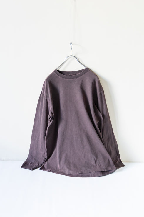 【LQUARTET】"KYOTO SUMI-DYED LONG SLEEVE"