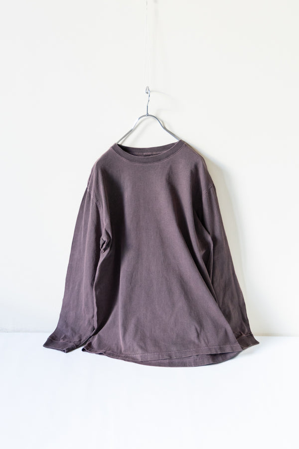 【LQUARTET】"KYOTO SUMI-DYED LONG SLEEVE"