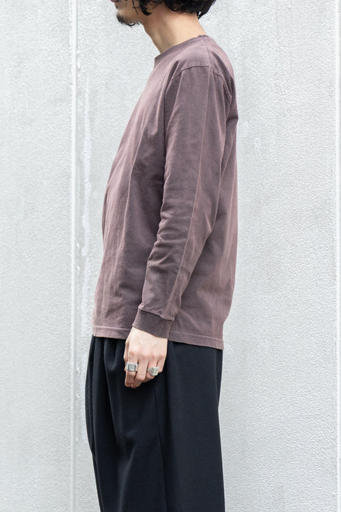 【LQUARTET】"KYOTO SUMI-DYED LONG SLEEVE"