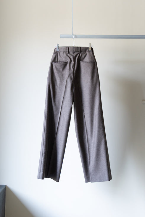 【VALAADO】"WOOL SAXONY BAGGY PANTS"