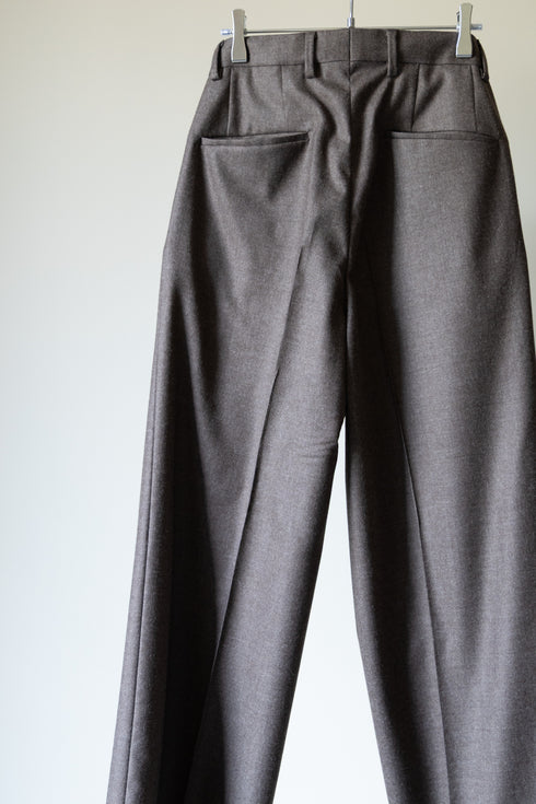 【VALAADO】"WOOL SAXONY BAGGY PANTS"