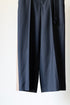 【ETHOSENS】"Super120's wool Double Face Track Slacks"